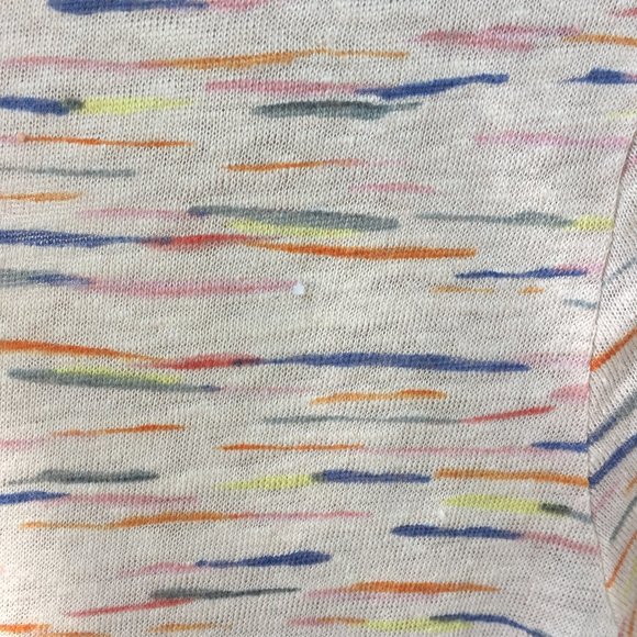 Bellrose pink & blue striped linen top - size 8 - Picture 2 of 9